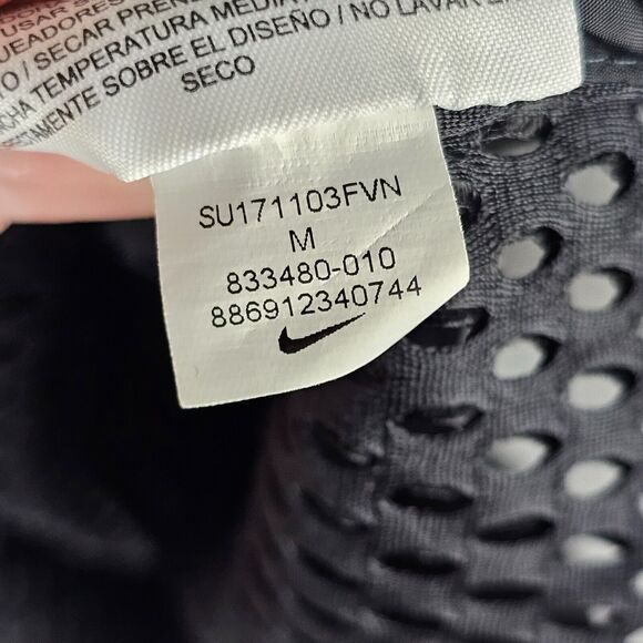 Nike Women's Medium Sportswear Double Layer MESH Top 833480 - Picture 8 of 9